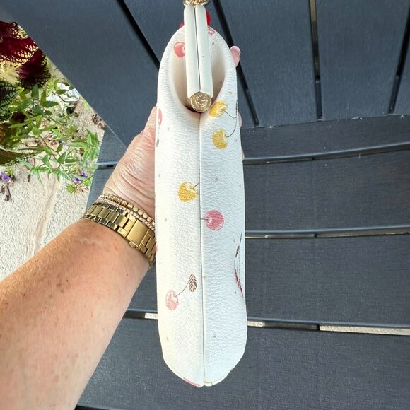 Coach Cherry Print Kisslock Sling Bag - Picture 4 of 12